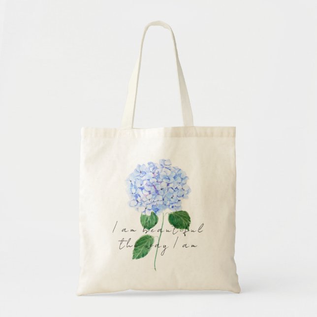1 bolsa azul púrpura de horangea (Frente)