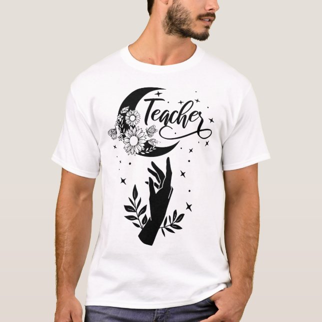 1- Camiseta de Profesor Inspirador, Profesor Minim (Anverso)