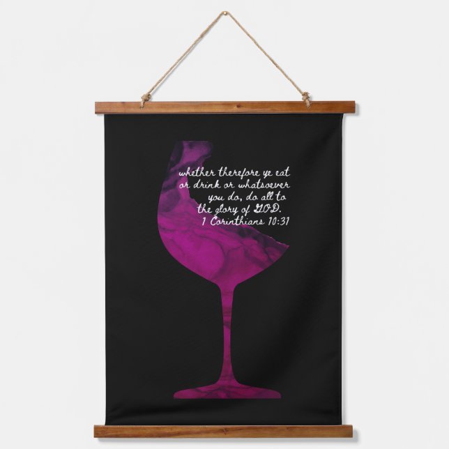 1 Corintios 10:31 tapiz (Anverso)