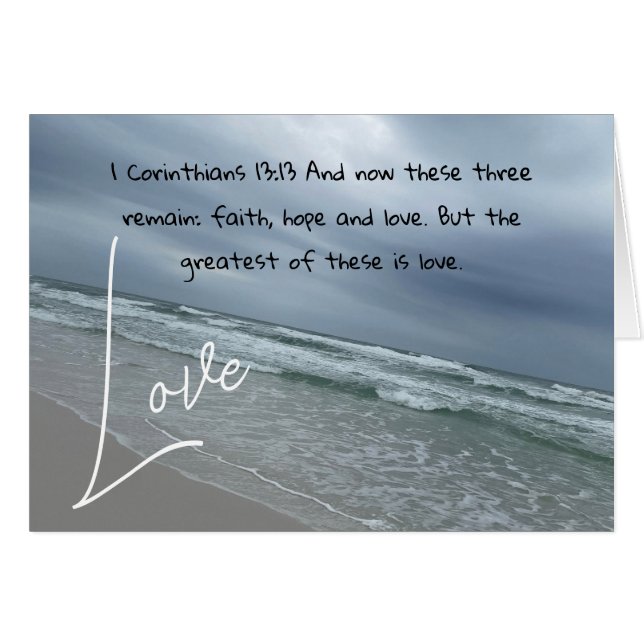 1 Corintios 13:13 (Anverso (Horizontal))