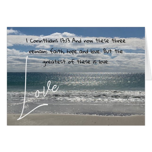 1 Corintios 13:13 (Anverso (Horizontal))