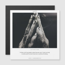 1 Corintios 13:3 TARJETA magnética LOVE SCRIPIX