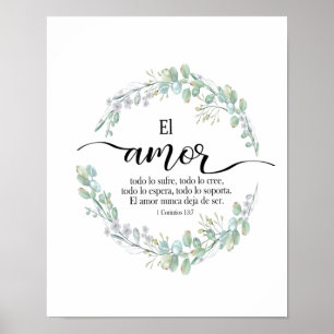 1 corintios 13, El amort Póster