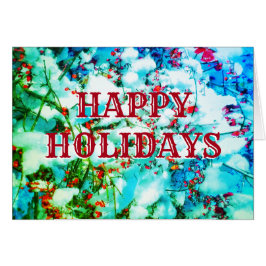 1 FELICES VACACIONES ROJAS BERRIES horizontales