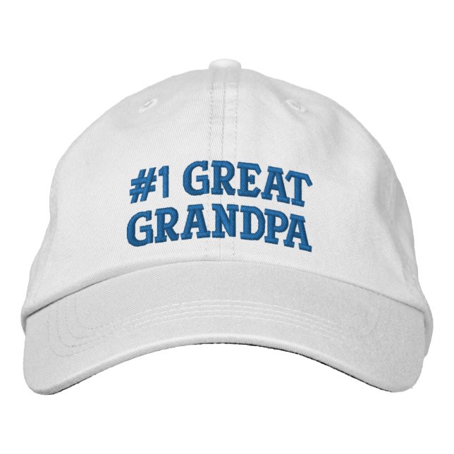#1 Gorra bordada del Gran Abuelo (Anverso)