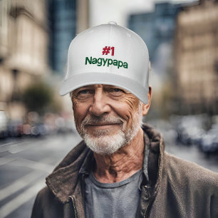 #1 Gorra de béisbol Personalizado Nagypapa