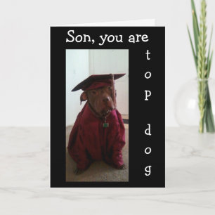 #1 GRADUADO EN NUESTRA FAMILIA TARJETA DEL HIJO