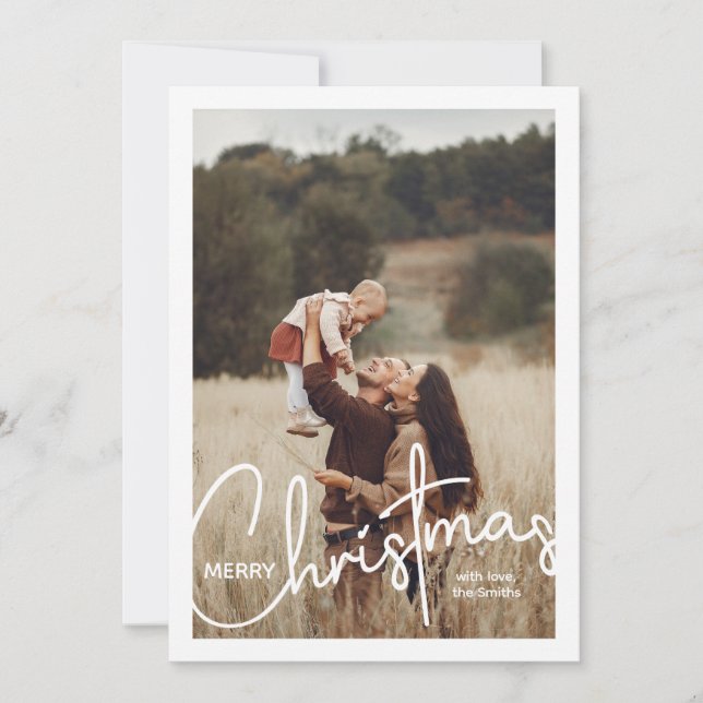 1 Guión manuscrito fotográfico Feliz Navidad (Anverso)