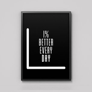 1% mejor lienzo Motivación arte pared