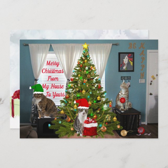 1 nov. - Tarjeta para mis Navidades - Edición fina (Anverso / Reverso)