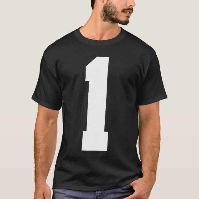 1 Number on Back Sporteam Number Jersey boy (Anverso)