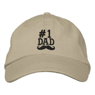 #1 Número Uno Gorra Bordada PAPÁ