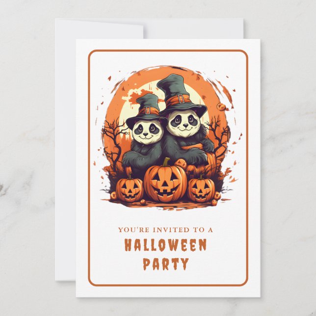 1 Padre 1 Niño - Tarjeta de invitación de fiesta d (Anverso)