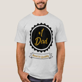 #1 Papá en calidad - camisa