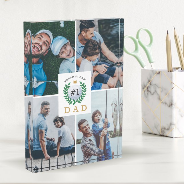 #1 Papá, Feliz Día del Padres, Collage de fotos de (Subido por el creador)