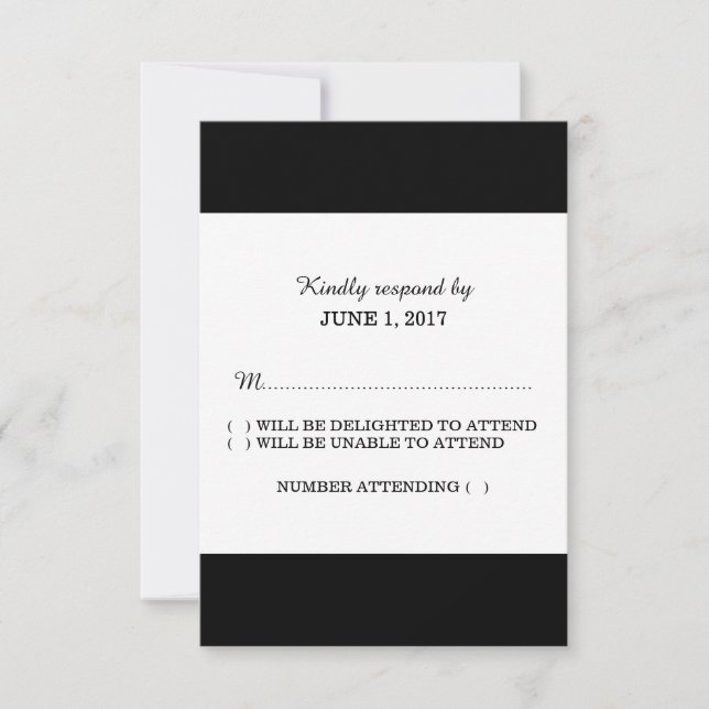 1 plantilla de tarjeta RSVP (Anverso)