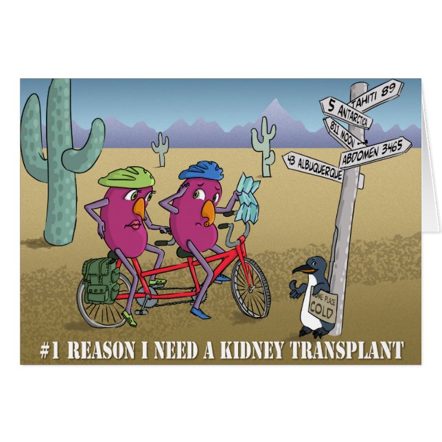 # 1 razón necesito un trasplante del riñón (Anverso (Horizontal))