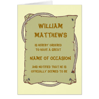 1 tarjeta de encargo de la papá caliente