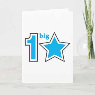 1 TARJETA DE FELICITACIÓN GRANDE DE LA ESTRELLA