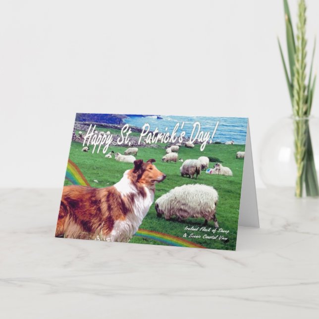 1. Tarjeta del día de Irlanda de St Patrick (Anverso)