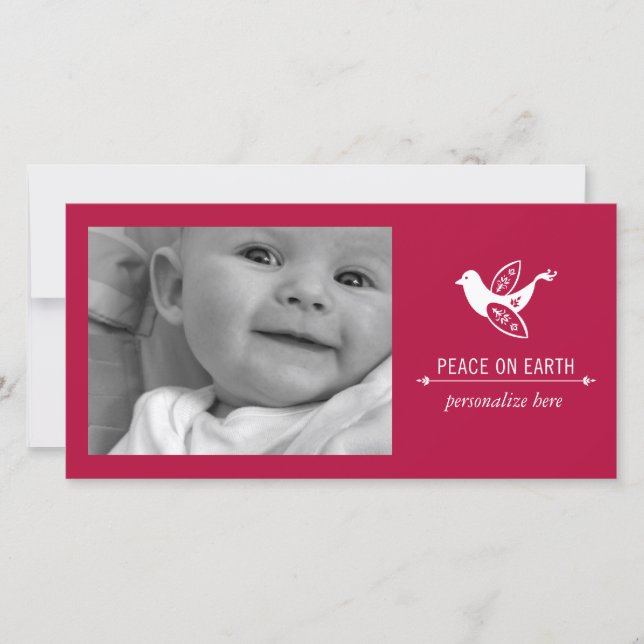 1 tarjeta horizontal de la foto (Anverso)