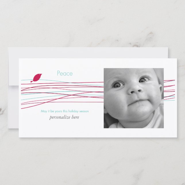 1 tarjeta horizontal de la foto (Anverso)