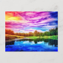 1 TARJETA POSTAL DEL RÍO DE RAINBOW