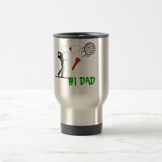 # 1 taza de café del golf del papá (Centro)