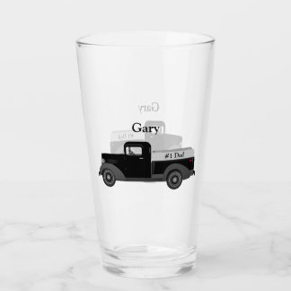 #1 Vasos para beber pintas con camioneta vieja del