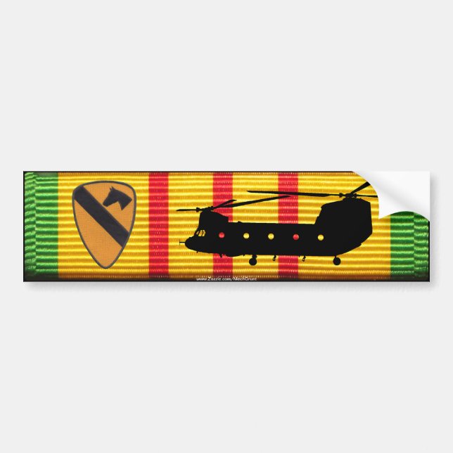 1er Div de Cavalry. Pegatina de parachoques de VSM (Frente)