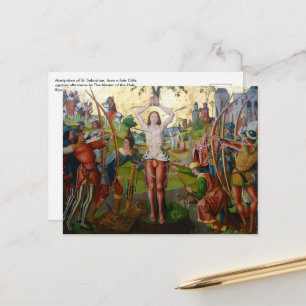 1er Martirio de San Sebastián (M 013) Tarjeta post