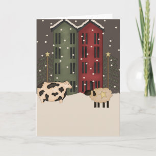 1er Navidad en tarjeta de nueva casa