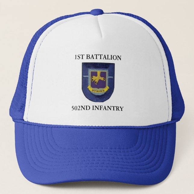 1r 502ND GORRA de la INFANTERÍA del BATALLÓN (Anverso)