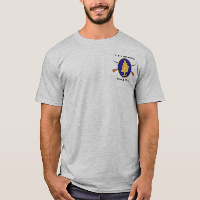 1r Batallón, 111a camiseta de la infantería (Anverso)