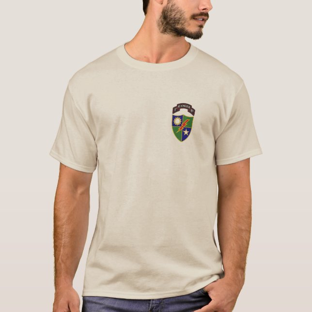 1r batallón - 75.a camiseta del regimiento de (Anverso)