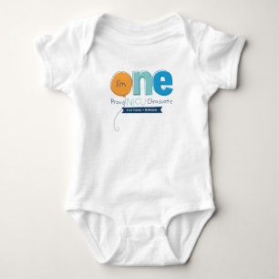 1r Camisa graduada del cumpleaños NICU
