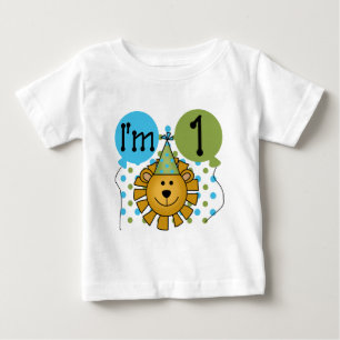 1r Camisetas y regalos del cumpleaños del león