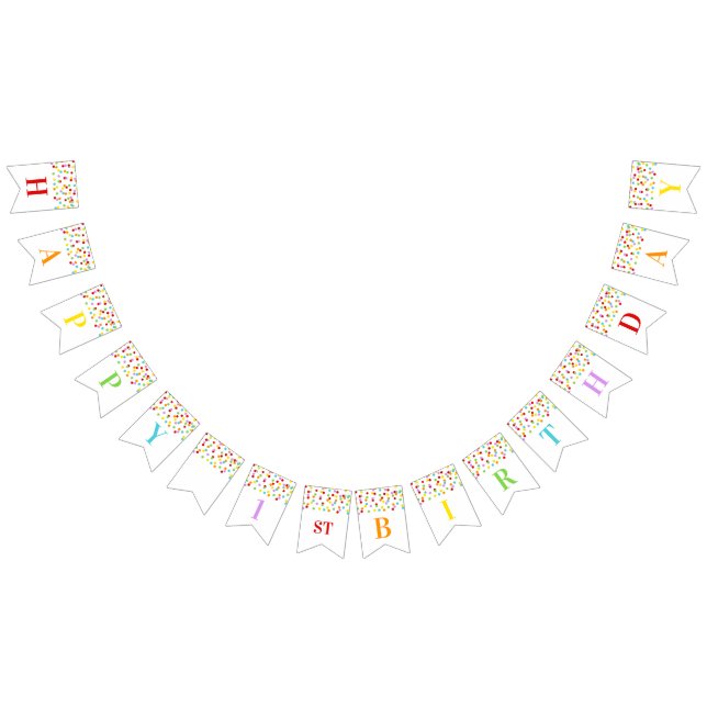 1r confeti feliz del arco iris de la bandera del (Todo)