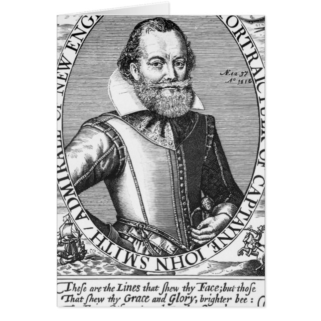 1r gobernador de capitán John Smith de Virginia (Frente)