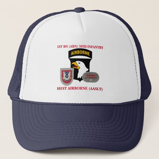 1r GORRA AEROTRANSPORTADO de la INFANTERÍA del (Anverso)