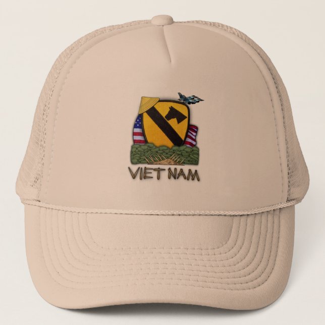 1r gorra de los veteranos de Vietnam de la (Anverso)
