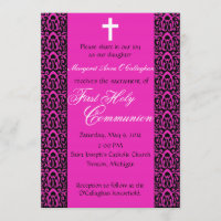 1r Invitación de la comunión - chicas