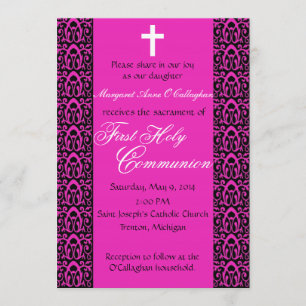 1r Invitación de la comunión - chicas