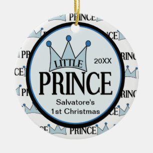 1r navidad ornamento del pequeño príncipe