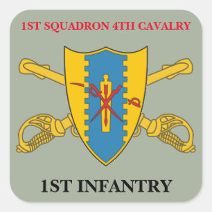 1r PEGATINAS de la INFANTERÍA de la 4ta CABALLER