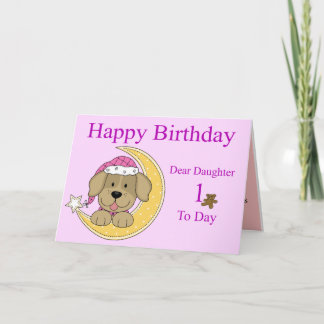 1r Tarjeta de cumpleaños para una hija