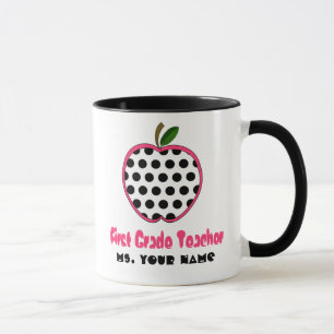 1r Taza del profesor del grado - lunar Apple