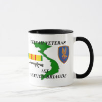 1r Tazas de café del veterano de Vietnam de la