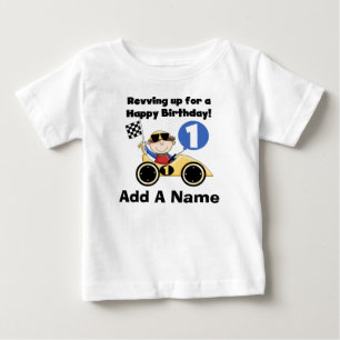 1ra camiseta personalizada del cumpleaños del