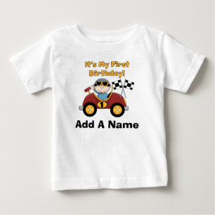 1ra camiseta personalizada del cumpleaños del